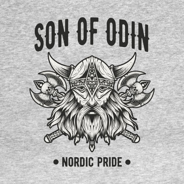 Viking Son Of Odin Norse Mythology by Foxxy Merch